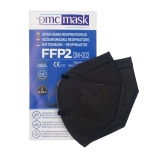 Musta värvi ühekordsed DMC kaitsemaskid, FFP2 